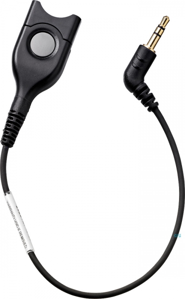 EPOS CCEL 193, DECT/GSM cable, ED EasyDisconnect to 3.5 mm, 3-pin jack, 20cm length 1000852