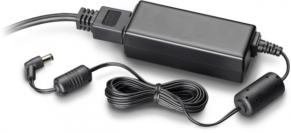 Poly CCX 500/505/600/700 Edge E500 Power Supply with Power Cord EU 48V/0.52A EMEA INTL 86P04AA#ABB, 2200-49760-122