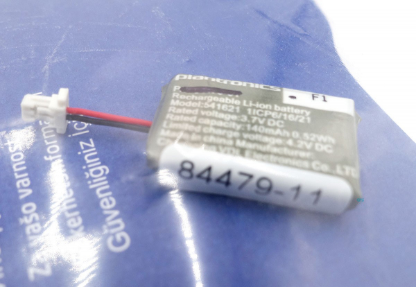 Poly CS540 C565 Spare Battery Akku, 2 Pin Plug 85Q98AA, 86180-01