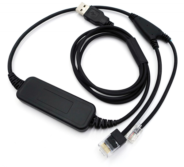 IPN EHS Adapter mit USB-A Kabel für Yealink Telefone IPN634