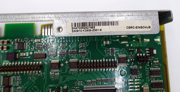 HiPath CBRC Board für HiPath 3300 3500 mit V9 Lizenzen S30810-Q2935-Z301 S30810-K2935-Z301 Refurbished