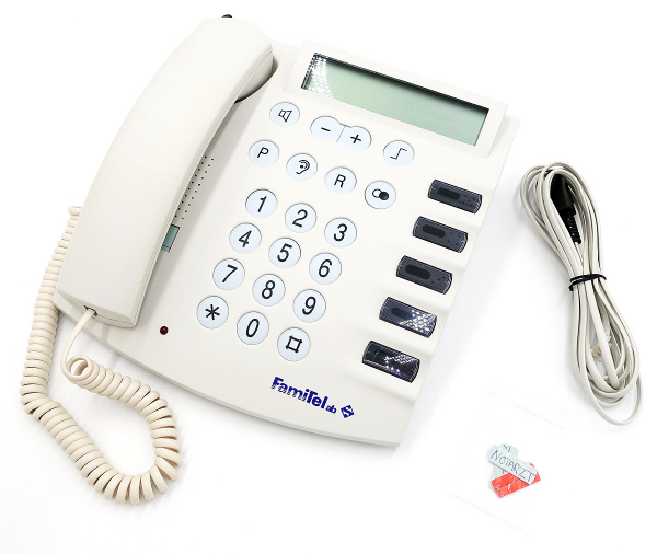 FHF FamiTel ab, Analog Phone, Large-button telephone 11500104 Refurbished
