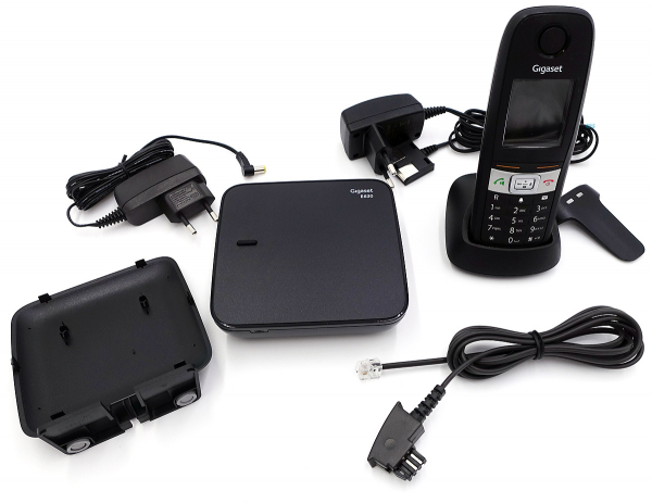 Gigaset E630 schwarz, E630 Basisstation & Handset S30852-H2503-B101 Refurbished