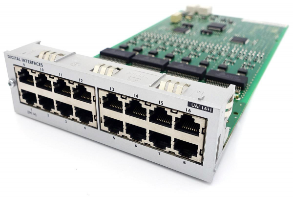 ALCATEL-LUCENT ENTERPRISE UAI16-1-Board mit 16 digitalen Schnittstellen 3EH73050AB Refurbished