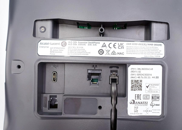 ALE 30h Hybrid Digital-IP Essential DeskPhone 3ML37030AA