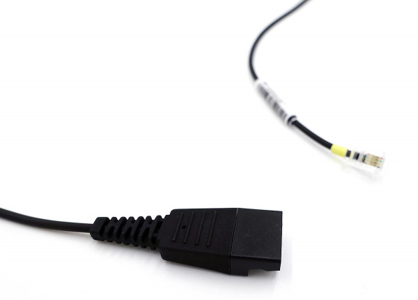 VT QD-RJ09 plug (05), Spiral PVC, 3.2 Meter, Inline-Anruffunktion, für Cisco Telefone VT-QD10017