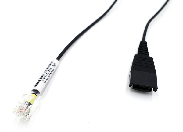 VT QD-RJ09 plug (02), Spiral PVC, 3 Meter, für Cisco Telefone VT-QD01057