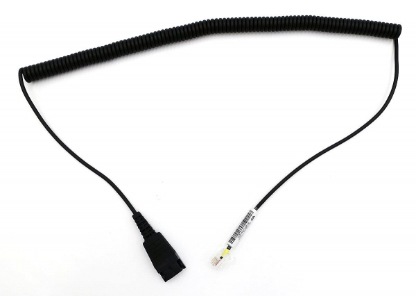 VT QD-RJ09 plug (02), Spiral PVC, 3 Meter, für Cisco Telefone VT-QD01057