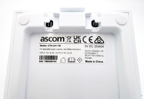 Ascom Handset SH4 Lademodul zur Verwendung mit CB1-U1 Laderegal-Grundmodul CTH-U01