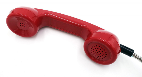 Joiwo Replacement Handset with Armored Cord, Red JWAT137-Handset-Red