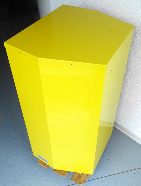 FHF Telephone-Hood model 404 galvanized steel yellow 11890101