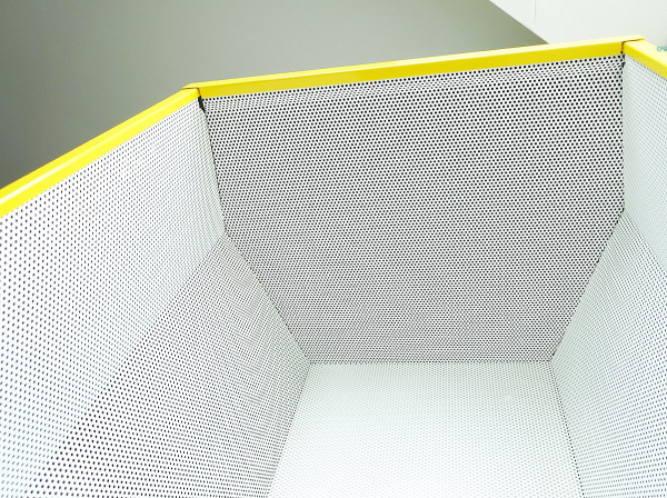 FHF Telephone-Hood model 404 galvanized steel yellow 11890101