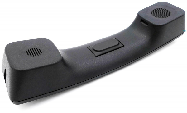 OpenScape CPX10 CP110 CP210 CP410 CP710 G2 PTT Push to talk Handset, black with Mitel logo V38140-H-X134-PTT