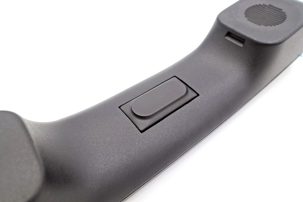 OpenScape CPX10 CP110 CP210 CP410 CP710 G2 PTT Push to talk Handset, black with Mitel logo V38140-H-X134-PTT