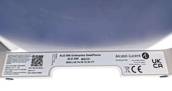 ALE 500 Enterprise DeskPhone mit schnurgebundenem Hörer 3ML27510AA