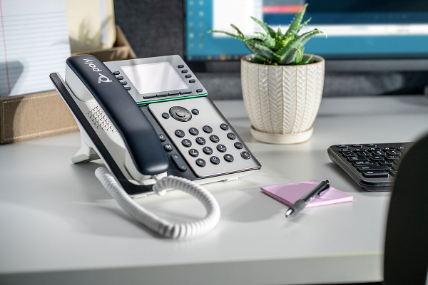 Poly Edge E350 IP Phone, PoE 82M89AA, 2200-87010-025