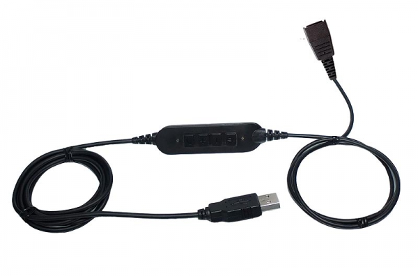 freeVoice Connect 130 USB adapter with QD-Plug, Jabra compatible FCT130