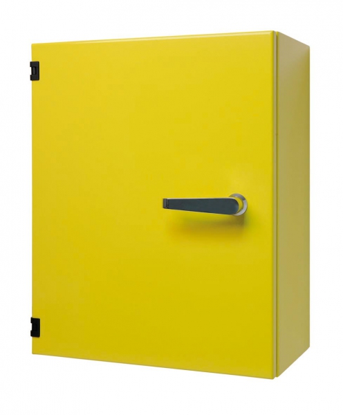 FHF Protective housing for telephone steel sheet, yellow, closed version 11890005