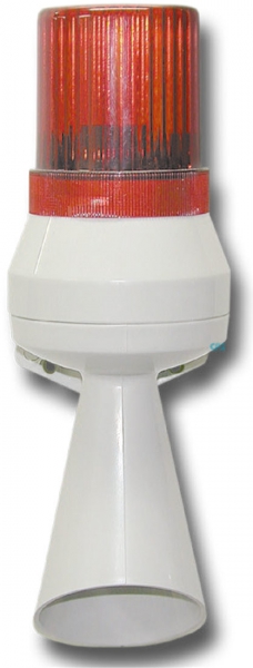 FHF Mini hooter HPLB 230 VAC with horn with flash light red 21221807