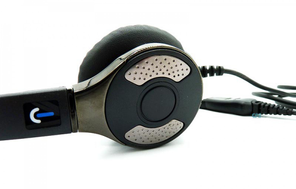 IPN X2 Duo Headset, with Push to talk PTT button with switch IPN070-PTT-SW