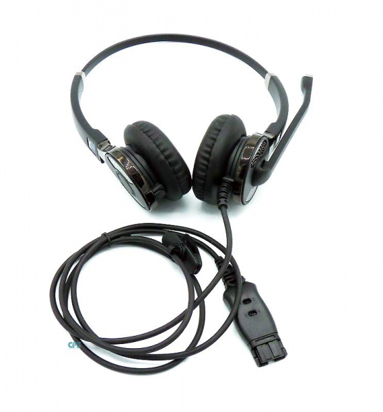 IPN X2 Duo Headset, with Push to talk PTT button with switch IPN070-PTT-SW