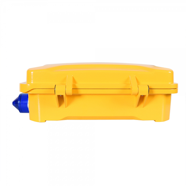 J&R JR101-FK-L-Analog Weatherproof Telephone, Keypad, LED lamp, Yellow, protection door