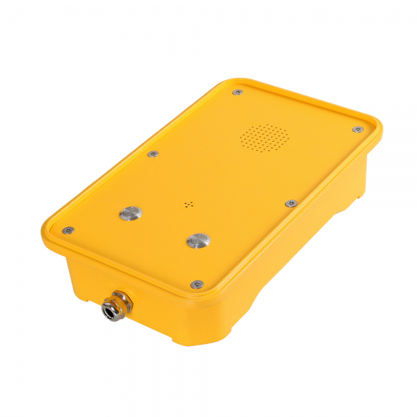 J&R JR104-2B-SIP-IP67 Weatherproof Telephone, 2 Buttons Speed dial Phone, Yellow