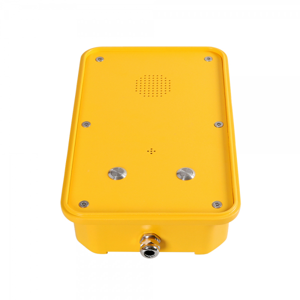 J&R JR104-2B-SIP-IP67 Weatherproof Telephone, 2 Buttons Speed dial Phone, Yellow