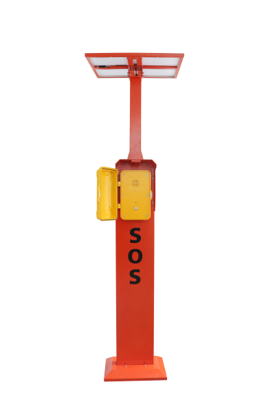 J&R JR102-SC-SP-4G Emergency Telephone pillar, Weatherproof Hands-free Telephone, Solar Panel