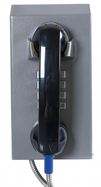 J&R JR201-FK-4G Anti-vandal Telephone, Keypad, Gray