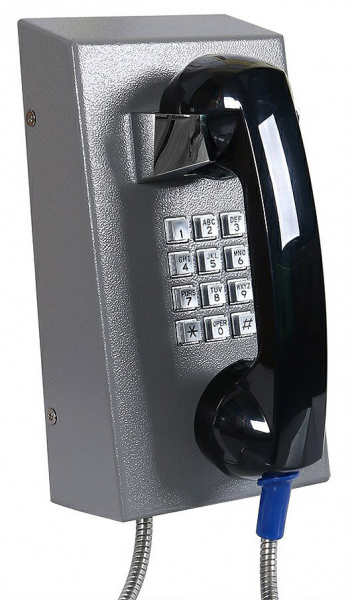 J&R JR201-FK-4G Anti-vandal Telephone, Keypad, Gray