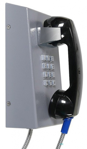 J&R JR201-FK-4G Anti-vandal Telephone, Keypad, Gray