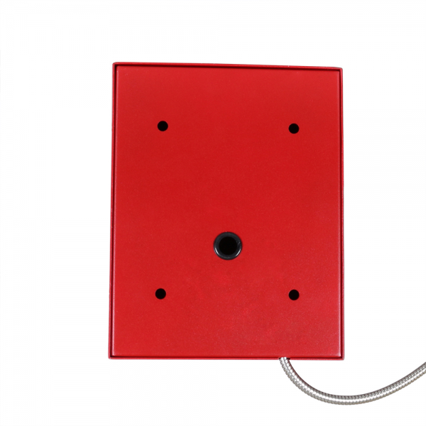 J&R JR207-FK-Analog Anti-vandal Telephone, Keypad (16), Red