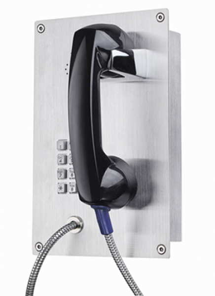 J&R JR208-FK-4G Anti-vandal Telephone, Keypad, Stainless Steel