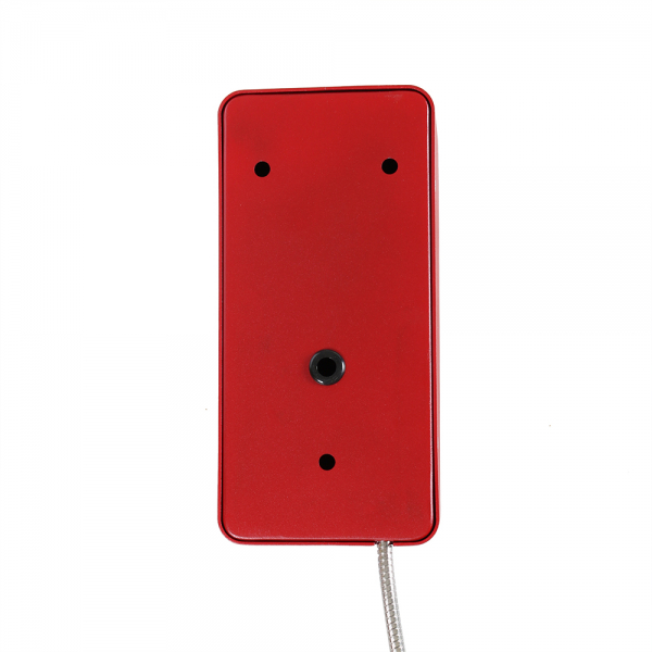 J&R JR211-CB-4G Anti-vandal Telephone, CB without Keypad, Red