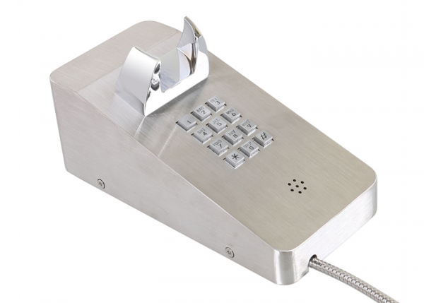 J&R JR211-FK-4G Anti-vandal Telephone, Keypad, Stainless Steel