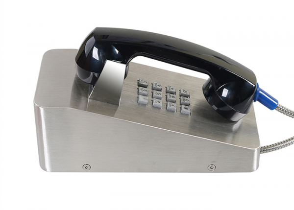 J&R JR211-FK-4G Anti-vandal Telephone, Keypad, Stainless Steel
