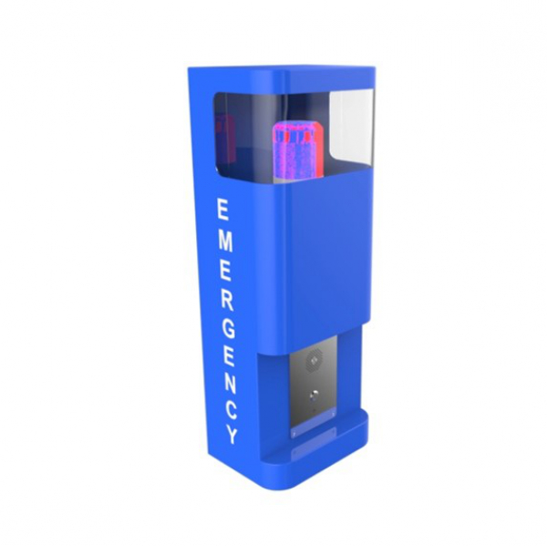 J&R JR320-SC-4G Emergency Telephone, 1 Button, LED lamp, Blue