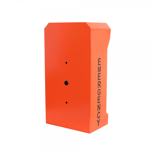 J&R JR330-SC-4G Emergency Telephone, 1 Button, Autodial-Phone, Security Locker, Orange