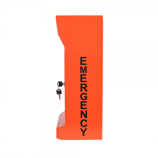 J&R JR330-SC-4G Emergency Telephone, 1 Button, Autodial-Phone, Security Locker, Orange