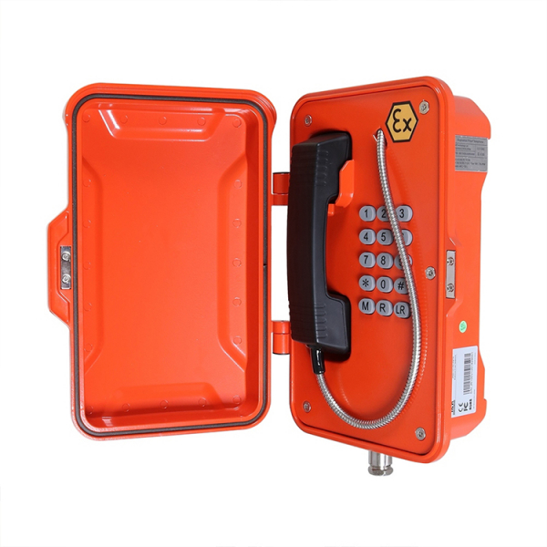 J&R JREX106-A01-SIP EX-Telephone, Keypad, Orange, protection door