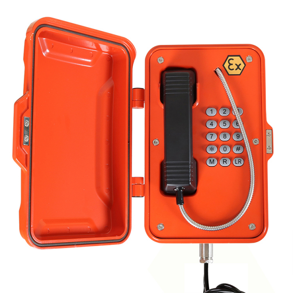 J&R JREX106-A01-SIP EX-Telephone, Keypad, Orange, protection door