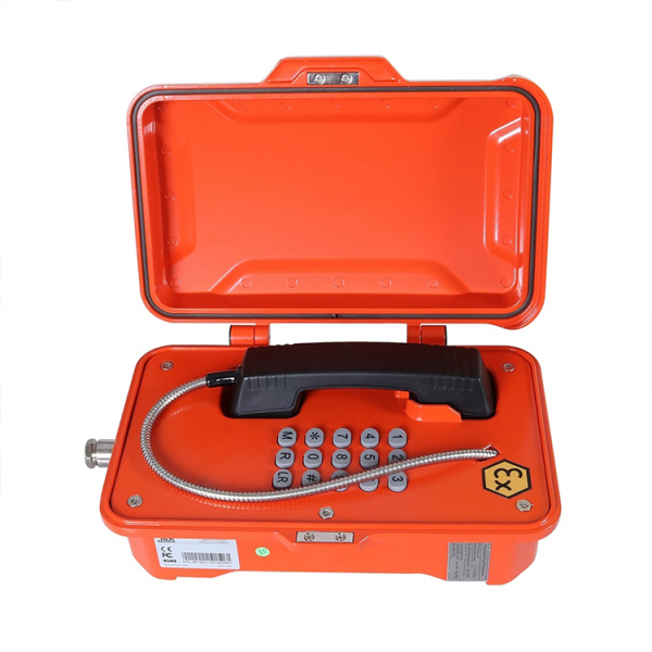 J&R JREX106-A01-SIP EX-Telephone, Keypad, Orange, protection door