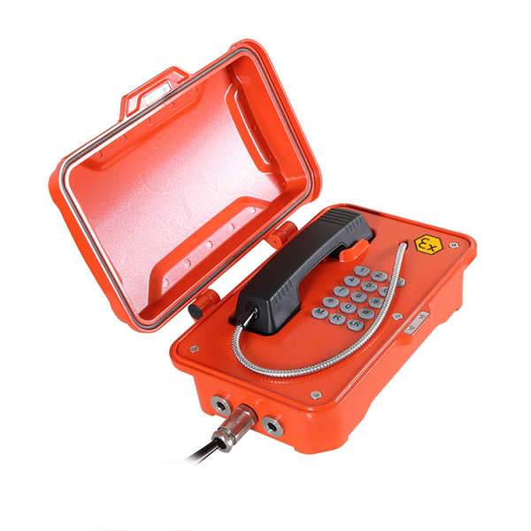 J&R JREX106-A01-SIP EX-Telephone, Keypad, Orange, protection door