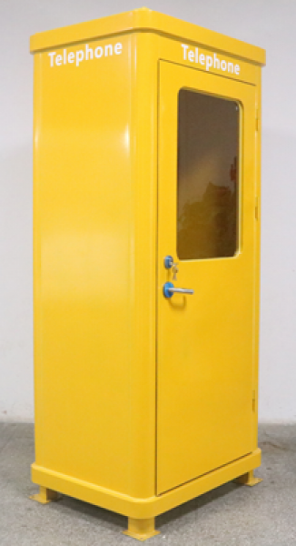 J&R JR-TH-03A Telephone Box, acoustic cabin, Lamp inside, Robust metal construction