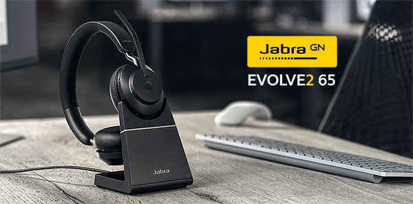 Jabra Evolve2 65 Link380a MS Stereo Stand Black 26599-999-989