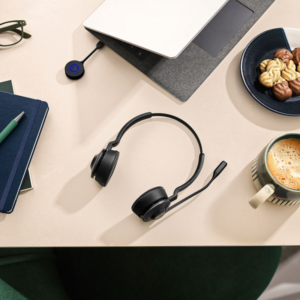 Jabra Engage 55 SE Stereo, Link400a USB-A, UC, Deskstand 9659-415-111