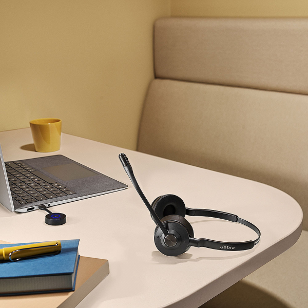 Jabra Engage 55 SE Stereo, Link400a USB-A, UC, Deskstand 9659-415-111