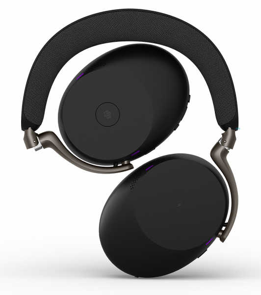 Jabra Evolve3 85 MS, USB-C Dongle Link390c, Schwarz, Wireless-Ladepad 38599-999-889