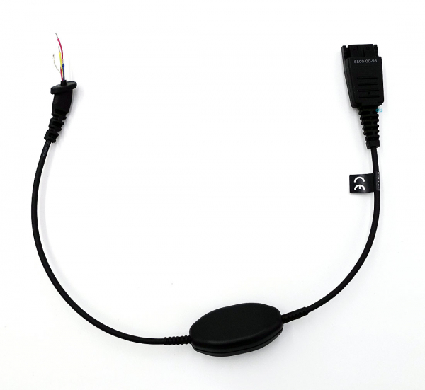 Jabra QD auf Open-End für Ascom mit Mute Funktion 8800-00-98